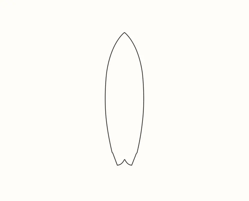 Custom Handcrafted The Slip Shortboard – 5'1" To 6'4" 1