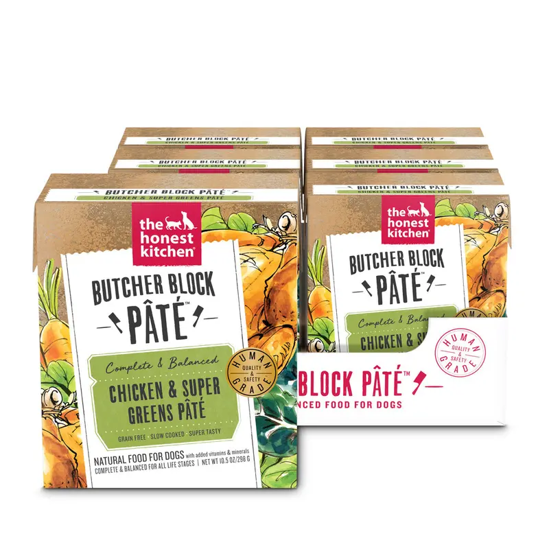 The Honest Kitchen Chicken & Super Greens Wet Dog Food – Pâté Style 1